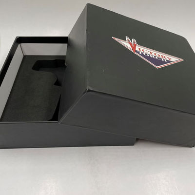 Custom Packaging Black And Color Cardboard Retail Luxury Paper Gift Box With Foam