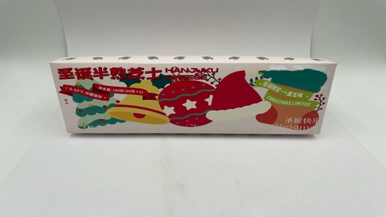 New Christmas Design Folding Paper Gift Boxes  Packaging Set Of Cheese