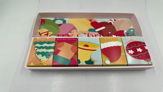 New Christmas Design Folding Paper Gift Boxes  Packaging Set Of Cheese