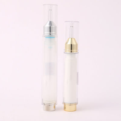 Plastic Syringe Airless Bottle 10ml 15ml Empty Airless Cosmetic Serum Pump Dispenser