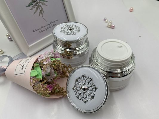 Plastic jar with lid 50ml 50 gram jar bucket jar for sale