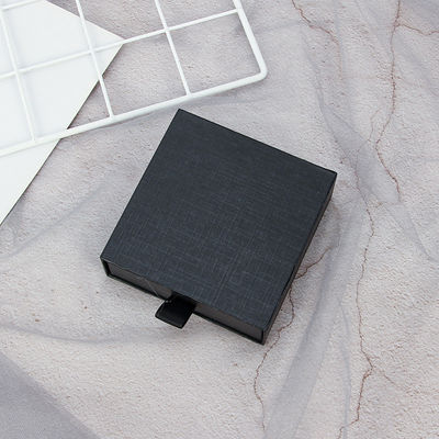 Cardboard Jewelry Bag Necklace Drawing Box Package Slide Drawer Paper Box With Foam
