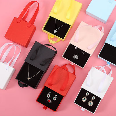 Portable Drawer Jewelry Box Ring Necklace Earrings Bracelet Pendant Storage