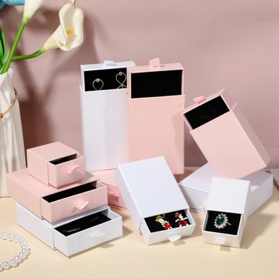 Ecofriendly Small Drawer Gift Jewelry Packaging Box Paper Custom Printed Luxury