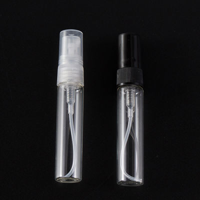 2ml 3ml 5ml 10ml Mini Small Empty Clear Glass Perfume Bottles with Luxury Round Pen Spray Design and Screen Printing Logo