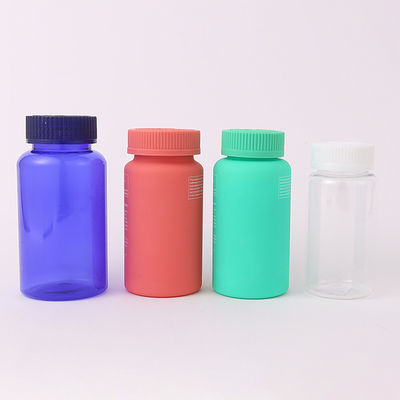 Screen Printing Empty 75cc 80cc 100cc 150cc 175cc Medicine Bottle PET Soft Touch Matte Plastic Pill Bottle with CRCcap