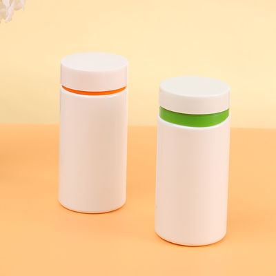Manufacture Custom 100 150 200 250 300ml PET Plastic Packaging Vitamin Empty White Pill Bottles for Medical Capsule Storage
