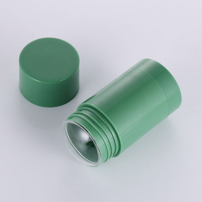 AS Base Material 15g 75g Empty Portable Body Fragrance Green Soft Touch Process Deodorant Antiperspirant Stick Packaging