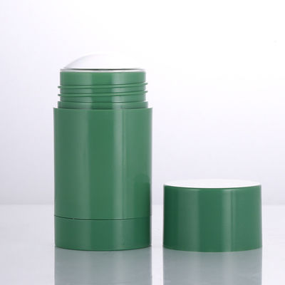 AS Base Material 15g 75g Empty Portable Body Fragrance Green Soft Touch Process Deodorant Antiperspirant Stick Packaging