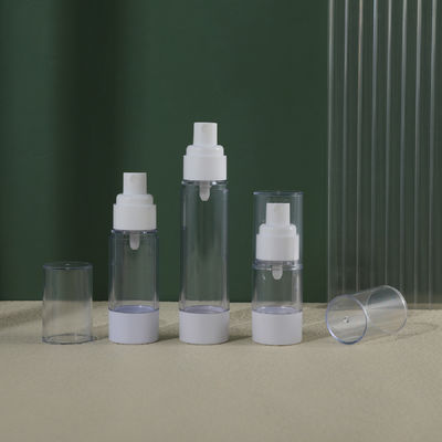 OEM/ODM Acceptable Airless Press Pump Bottle Empty Airless Spray Bottle 15ml 30ml 50ml 80ml 100ml for Skincare and Perfume