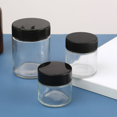 8oz Glass Cylinder Glass Jars Child-proof Lid for Exquisite Food Storage and Candle Making