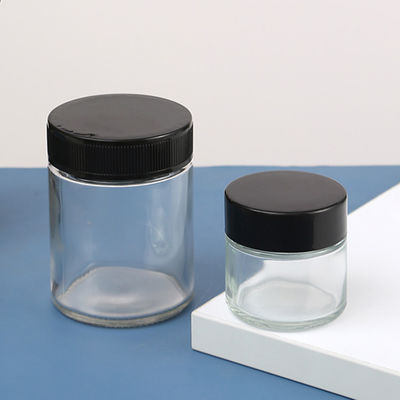 8oz Glass Cylinder Glass Jars Child-proof Lid for Exquisite Food Storage and Candle Making