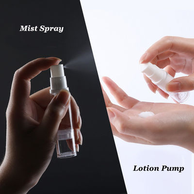 Plastic clear Perfume Sample 5ml 10ml 12ml 15ml Small Sample Perfume Spray Serum Bottle with Box Customize Collar Material PP