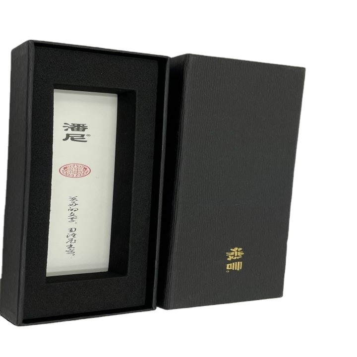 Luxury Drawer Innovative Biodegradable Packaging With Black EVA Insert