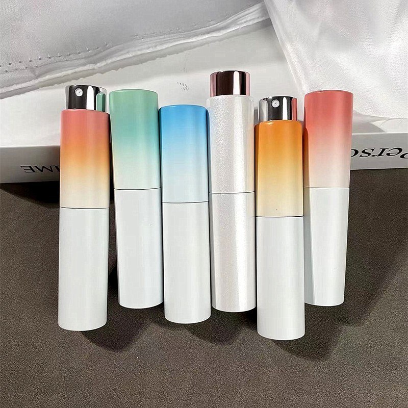 Engraving Surface 5ml 8ml 10ml Mini Empty Clear Spray Bottle Refillable Glass Perfume Sample Atomizer Tester for Perfume
