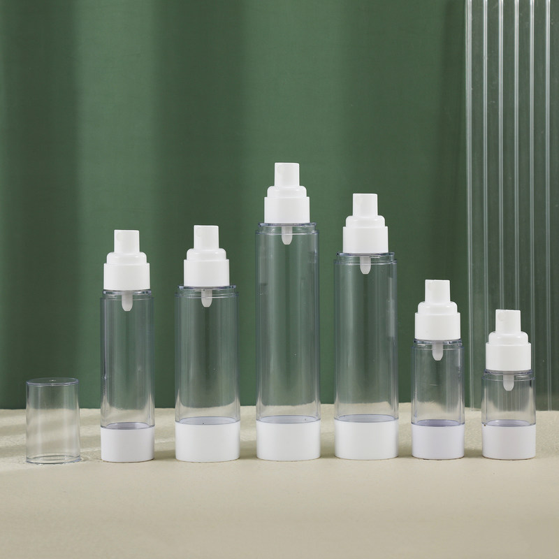 OEM/ODM Acceptable Airless Press Pump Bottle Empty Airless Spray Bottle 15ml 30ml 50ml 80ml 100ml for Skincare and Perfume
